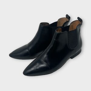 Madewell The Nico Women’s Sz 6.5 Leather Black Chelsea Boot Pointed Toe